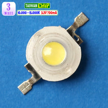 HPL 3W Led 10000K 15000K Putih KeUngguan Mata Lampu Led Akuarium Tanning Aquascape Coral Bohlam Kolam Taman Dekorasi Ambient Taiwan