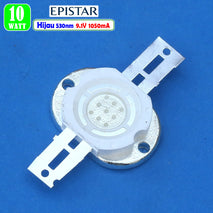 HPL 10W Led Hijau 9.1V 520nm 530nm Bulat Lampu Led Pemikat Ikan Udang Laut Dekorasi Sorot Par Panggung Rem Tanda Berhenti Apill EpiStar