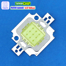 HPL 10W Kotak Led 10000K 15000K Putih KeBiruan Mata Lampu Led Cold Whte Akuarium Tanning Aquascape Coral Kolam Taman Dekorasi Taiwan