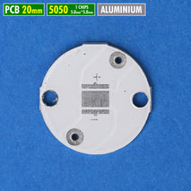 PCB Bulat 20mm 5050 Aluminium Led 5x5mm SST40 T6 XML XML2 XHP50 P50 Chip Ukuran 5mm x 5mm Senter Led Kepala Dony Luby Surya Aoki Kawachi