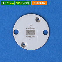 PCB Bulat 20mm 5050 Tembaga Led 5x5mm SST40 T6 XML XML2 XHP50 P50 Chip Ukuran 5mm x 5mm Senter Led Kepala Dony Luby Surya Aoki Kawachi