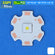 Copy Yinding Led 10W 20mm 6500K 7000K Putih Mata Lampu Led Chip Bulat Super Throw Senter Led Taff Swat Police Kepala Cahaya Visero Probest Dony Luby Surya Kawachi Aoki