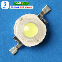 HPL 3W Led 20000K 25000K Putih KeBiruan Mata Lampu Led Akuarium Tanning Aquascape Coral Bohlam Kolam Taman Dekorasi Ambient Taiwan
