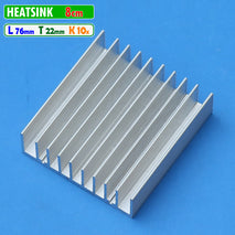 DIY 8Cm Heatsink L.76mm T.22mm Aluminium Sirip Pendingin Led HPL MCP
