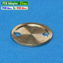 Adapter PCB Led 16mm ke 20mm Konverter Plat Tembaga Bulat 21mm Custom Senter Hollow Pill Tatakan Drop-in