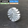 Pendingin Bulat 74mm Tebal 20mm Star Heatsink Aluminium Bintang Sirip DIY Pendingin Mata Lampu Led HPL COB Tembak Sorot Mini Laser Beam Cooler