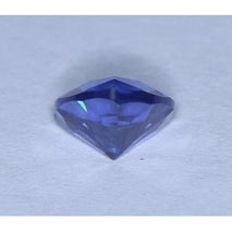 Mata Berlian Liontin Anting Trillion Biru Violet 7 mm Cubic Zirconia