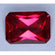 Akik Octagon Cincin Liontin Anting Merah 8x11 mm Corundum