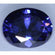 Akik Oval Cincin Liontin Anting Biru Violet 10x12 mm Cubic Zirconia