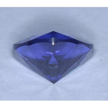 Mata Berlian Liontin Anting Trillion Biru Violet 10 mm Cubic Zirconia