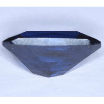 Akik Octagon Cincin Liontin Anting Biru Safir 10x14 mm Spinel