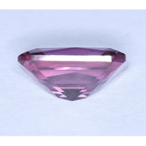 Akik Octagon Cincin Liontin Anting 2 Warna Biru Ungu 8x11 mm Corundum