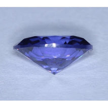 Akik Oval Cincin Liontin Anting Biru Violet 8x10 mm Cubic Zirconia