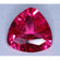 Mata Berlian Liontin Anting Trillion Merah Mawar 10 mm Corundum