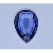 Bandul Cincin Liontin Anting Pear Biru Violet Tetes Air 7x10 mm CZ