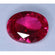 Akik Oval Cincin Liontin Anting Merah Mawar 8x10 mm Corundum