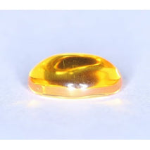 Akik Cabochon Cincin Liontin Anting Kuning Emas 8x10 mm Cubic Zirconia