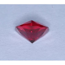 Mata Berlian Liontin Anting Trillion Merah Mawar 7 mm Corundum
