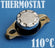 ThermoStat 110C Saklar Suhu Otomatis Mati di 110 Derajat Celcius