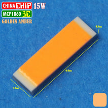 Chip LED 1860 15W 3C Amber MCP CSP HeadLight DayMaker Projie Dakar 9V