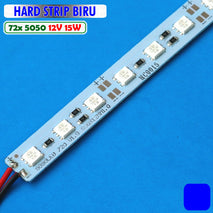 Hard Strip 99Cm BIRU 12V 15W 72x Led SMD 5050 Iklan Huruf Neon Box