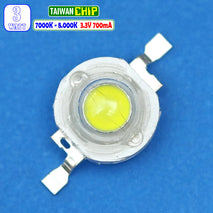 HPL 3W 7000K 8000K Putih Super LED Tanning Akuarium Kerja Taiwan 45mil
