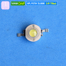 HPL 3W Led 20000K 25000K Putih KeUnguan Mata Lampu Led Akuarium Tanning Aquascape Coral Bohlam Kolam Taman Dekorasi Ambient Taiwan