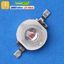 HPL 3W Led 600nm 605nm Led Kuning Amber Orange Sign Sen Sein Lampu Peringatan Belok Warning Light Truk Trailler Ambulance Taiwan