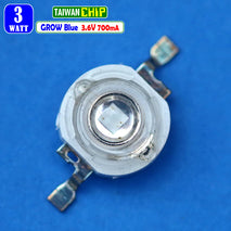 HPL 3W Led 445nm 455nm Biru Grow Light Blue Lampu Led Phyto Lamp Tanaman Coral Fotosintesis Tanning Akuarium Aquascape Hidroponik Strobe Taiwan