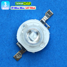 HPL 3W Led 380nm 385nm UV UltraViolet Lampu Led Pengering Curing ePoxy Resin Cat Tinta Lem Oca Kutek PCB Nail Dryer Ultra Unggu Taiwan
