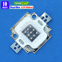 HPL 10W Kotak Led 440nm 450nm Biru Royal Blue Lampu Led Phyto Lamp Tanaman Coral Fotosintesis Tanning Akuarium Aquascape Hidroponik Strobe Taiwan