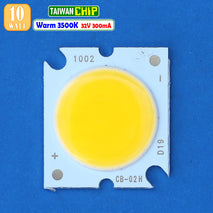 COB 2522 10W LED Warm 3200K 3500K Lampu Sorot Tembak Display Taiwan