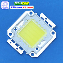 HPL 50W Kotak Led 6000K 6500K Putih Mata Lampu Led Taman Sorot Tembak Display Kerja Gudang PJU Jalan Stadion Pabrik Lapangan Panggung Taiwan