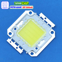 HPL 50W 6000K 6500K LED Putih Sorot Tembak PJU 5000LM Taiwan 30mil