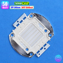 HPL 50W Oval Led 395nm 400nm Ultra Violet Mata Lampu Led UV Pengering Oven Curing Cat ePoxy Resin Tinta Kaos Lem Oca Layer PCB Glow Cek Uang Taiwan