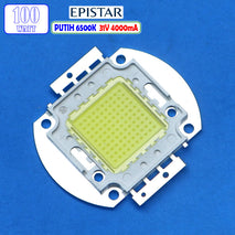 HPL 100W Oval Led 6000K 6500K Putih Mata Lampu Led Taman Sorot Tembak Display Kerja Gudang PJU Jalan Stadion Pabrik Lapangan Panggung 33mil EpiStar