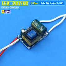 Driver Bohlam Lampu Led 3W HPL COB 3-4x 1W Seri 300mA Bareboard IN.AC 220V OUT.DC 9-14V Lampu Led E27 Sorot Par SpotLight Plafon DownLight Duduk Meja