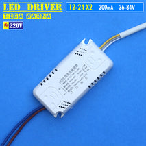 Driver Led 3 Warna 12-24 200mA Driver Lampu Hias Gantung Tempel Plafon Led Dua Tiga Warna 20W 25W 30W 35W Lampu Rel Rell Track Display Sorot Tanpa Remote