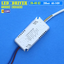 Driver Led 3 Warna 20-40 200mA Driver Lampu Hias Gantung Tempel Plafon Led Dua Tiga Warna 30W 40W 50W 60W Lampu Rel Rell Track Display Sorot Tanpa Remote