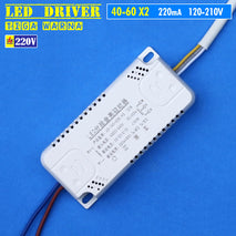 Driver Led 3 Warna 40-60 220mA Driver Lampu Hias Gantung Tempel Plafon Led Dua Tiga Warna 60W 70W 80W 90W Lampu Rel Rell Track Display Sorot Tanpa Remote