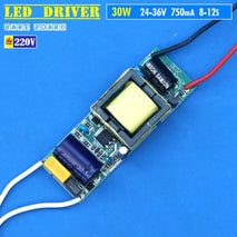 Driver Led HPL COB 30W 750mA Bareboard Input AC 220V Driver Led 30W DC 24-36V Lampu Rel Rell Track Plafon Sorot Tembak Spot Light Down Light Duduk Meja Hias Gantung Tempel