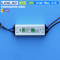 Driver Led HPL COB 30W 900mA WaterProof IP65 Leejo Eco AC 220V Driver Led 30W DC 26-36V Lampu Sorot Tembak Taman Outdoor Kerja Jalan Neon Box Flood Light Spot Light Panel Baliho