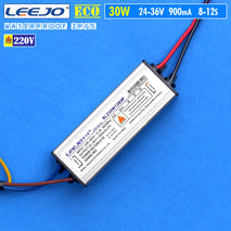 Driver Led HPL COB 30W 900mA WaterProof IP65 Leejo Eco AC 220V Driver Led 30W DC 26-36V Lampu Sorot Tembak Taman Outdoor Kerja Jalan Neon Box Flood Light Spot Light Panel Baliho