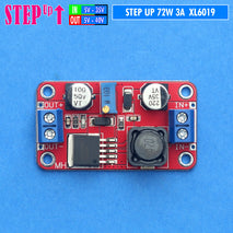 StepUp 72W 3A Power Supply CV XL6019 E1 5A Module Step Up Converter DC Ke DC Adjustable Volt Power Led Tegangan 12V 15V 30V 36V HPL COB XHP35