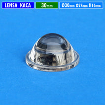 Lensa 30mm Kaca Cembung Datar H.16 Part Lampu Led Lensa 1.2 Inch MCP HPL Cree SST Osram Yinding Biled Projie 1.2