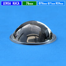 Lensa 76mm Kaca Cembung Datar H.29 Part Lensa Biled Fog Lamp Projie 3 Inch Yinding MCP Osram Mini Beam Laser Led 3