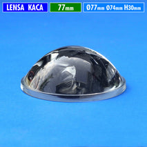 Lensa 77mm Kaca Cembung Datar H.30 Part Lensa Biled Fog Lamp Projie 3 Inch Yinding MCP Osram Mini Beam Laser Led 3