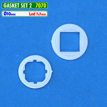 DIY Gasket 7070 Fitting 7mm Pembatas LED 7x7mm Senter Reflektor 10mm