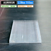 DIY 30W 600x130x9.5 Pendingin Aluminium Led HPL COB Power Amplifier Panjang 60cm Lebar 13cm Tinggi 9.5mm Heatsink Aluminium Sirip Lampu Akuarium Sorot Gantung Tempel