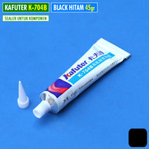 KaFuter K-704B Black Hitam 45gr Sealer Karet Segel Isolasi Komponen Hitam Tahan Panas Anti Air Lem Karet K704 Mencegah Konsletting